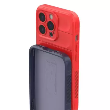 Magic Shield Case Hülle für iPhone 13 Pro Max flexible gepanzerte Hülle rot