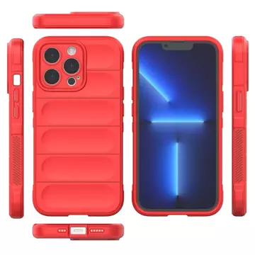 Magic Shield Case Hülle für iPhone 13 Pro Max flexible gepanzerte Hülle rot