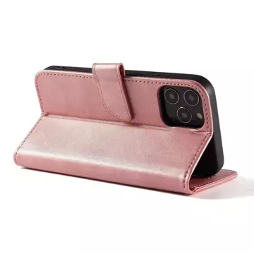 Magnet Case Elegante Schutzhülle mit Überschlag und Standfunktion für Samsung Galaxy A53 5G Pink