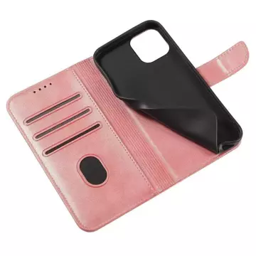 Magnet Case Elegante Schutzhülle mit Überschlag und Standfunktion für Samsung Galaxy A53 5G Pink