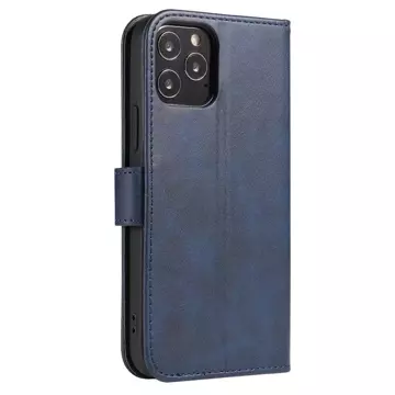 Magnet Case Elegante Schutzhülle mit Überschlag und Standfunktion für Samsung Galaxy A53 5G blau