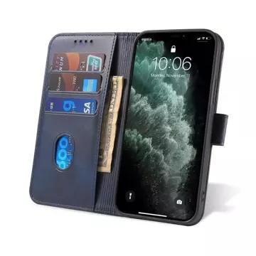 Magnet Case Elegante Schutzhülle mit Überschlag und Standfunktion für Samsung Galaxy A53 5G blau