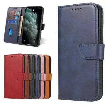 Magnet Case elegante Hülle mit Überschlag und Standfunktion für Samsung Galaxy A03s (166,5) blau