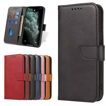 Magnet Case elegante Hülle mit Überschlag und Standfunktion für Samsung Galaxy A73 schwarz