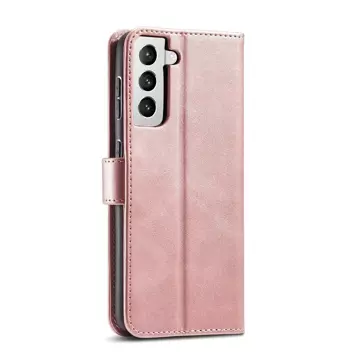 Magnet Case elegante Hülle mit Überschlag und Standfunktion für Samsung Galaxy S22 (S22 Plus) pink