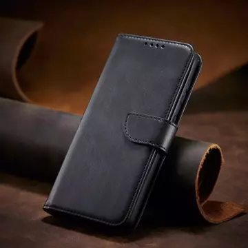 Magnet Case elegante Hülle mit Überschlag und Standfunktion für Samsung Galaxy S22 (S22 Plus) schwarz