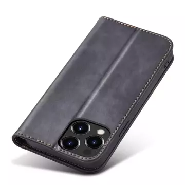 Magnet Fancy Case Case für iPhone 13 Pro Max Tasche Kartenetui Kartenhalter Schwarz