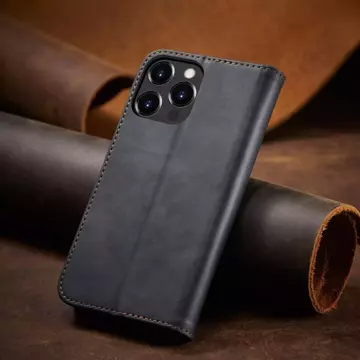 Magnet Fancy Case Case für iPhone 13 Pro Max Tasche Kartenetui Kartenhalter Schwarz