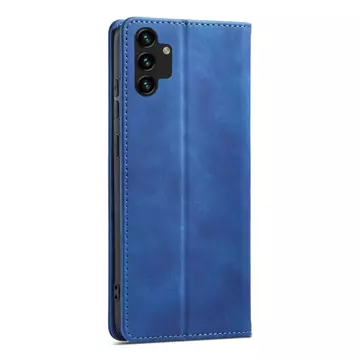 Magnet Fancy Case Hülle für Samsung Galaxy A13 5G Tasche Kartenetui Kartenständer Blau