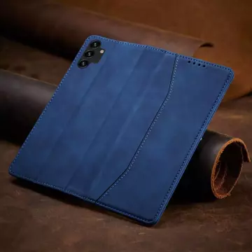 Magnet Fancy Case Hülle für Samsung Galaxy A13 5G Tasche Kartenetui Kartenständer Blau