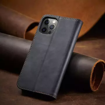 Magnet Fancy Case Hülle für iPhone 12 Pro Tasche Kartenetui Kartenständer Schwarz