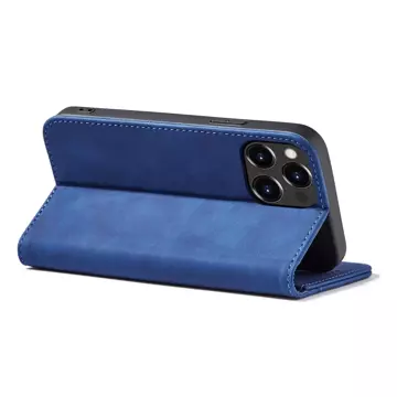 Magnet Fancy Case für iPhone 13 Pro Cover Card Wallet Card Stand Blau