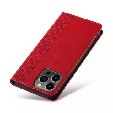 Magnet Strap Case Case für iPhone 13 Pro Pouch Wallet Mini Lanyard Anhänger Rot