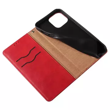 Magnet Strap Case Case für iPhone 13 Pro Pouch Wallet Mini Lanyard Anhänger Rot