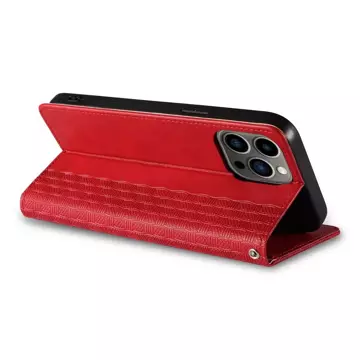 Magnet Strap Case Case für iPhone 13 Pro Pouch Wallet Mini Lanyard Anhänger Rot