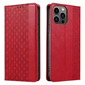 Magnet Strap Case Case für iPhone 13 Pro Pouch Wallet Mini Lanyard Anhänger Rot