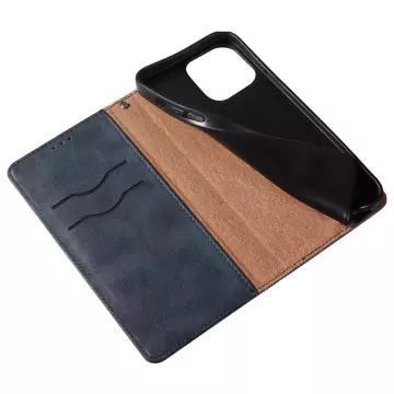 Magnet Strap Case Hülle für iPhone 13 Pro Max Tasche Geldbörse Mini Lanyard Anhänger Blau