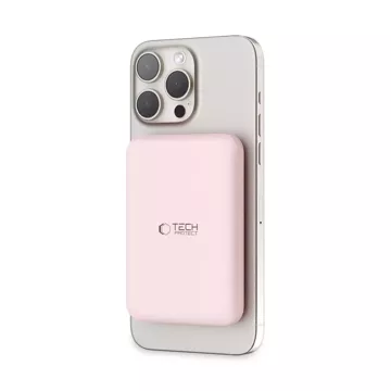 Magnetische Powerbank PB10 Lifemag Magsafe Power Bank 5000 mAh Pink