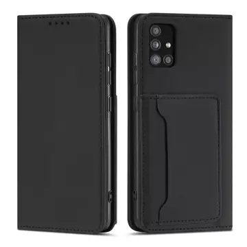 Magnetkartenetui für Xiaomi Redmi Note 11 Pro Pouch Wallet Card Holder Schwarz