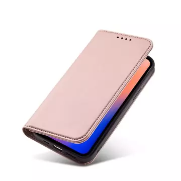 Magnetkartenhülle für iPhone 12 Pro Max Tasche Kartenetui Kartenhalter Pink