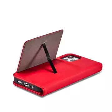 Magnetkartenhülle für iPhone 12 Pro Max Tasche Kartenetui Kartenhalter Rot