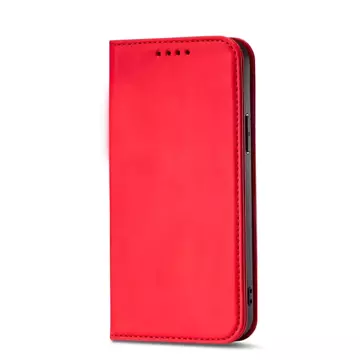 Magnetkartenhülle für iPhone 12 Pro Max Tasche Kartenetui Kartenhalter Rot