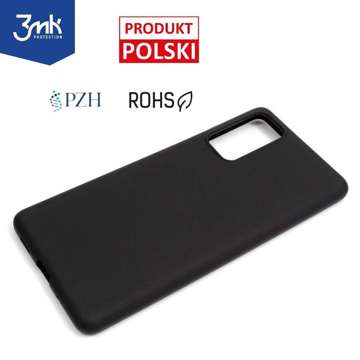 Matte Case 3mk Matt Phone Resistant Case für Samsung Galaxy S20 FE 5G Schwarz