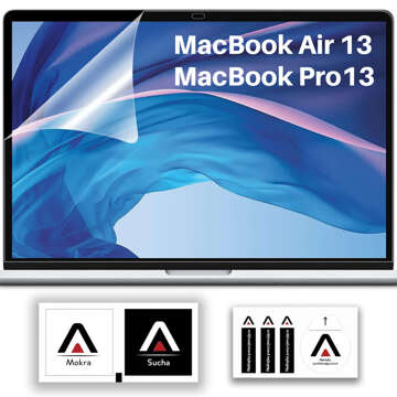 Matte Displayschutzfolie für MacBook Pro 13 MacBook Air 13 Alogy Displayschutzfolie