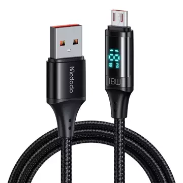 Mcdodo CA-1070 USB-zu-Micro-USB-Kabel, 3A, 1,2 m (schwarz)