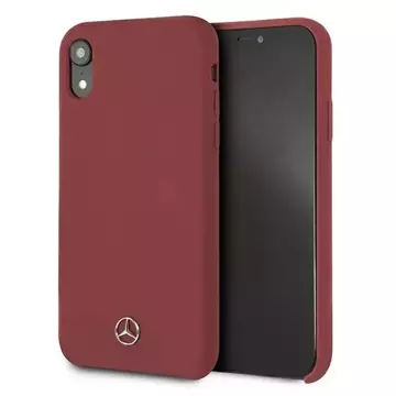 Mercedes MEHCI61SILRE Schutzhülle für Apple iPhone Xr 6.1" rot/rot Hardcase Silicone Line