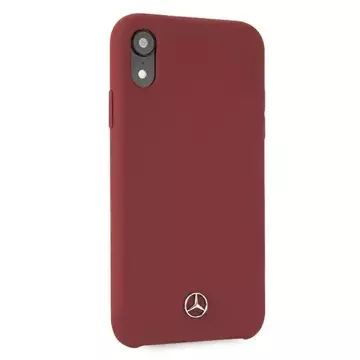 Mercedes MEHCI61SILRE Schutzhülle für Apple iPhone Xr 6.1" rot/rot Hardcase Silicone Line