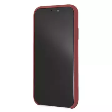 Mercedes MEHCI61SILRE Schutzhülle für Apple iPhone Xr 6.1" rot/rot Hardcase Silicone Line