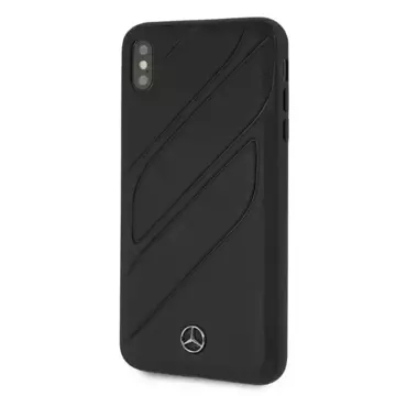 Mercedes MEHCI65THLBK Schutzhülle für Apple iPhone XS Max schwarz/schwarz Hardcase New Organic I