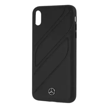 Mercedes MEHCI65THLBK Schutzhülle für Apple iPhone XS Max schwarz/schwarz Hardcase New Organic I