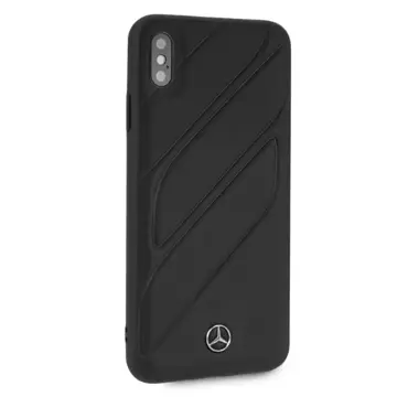 Mercedes MEHCI65THLBK Schutzhülle für Apple iPhone XS Max schwarz/schwarz Hardcase New Organic I