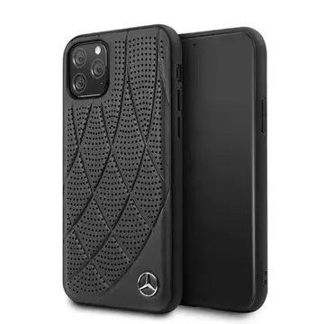 Mercedes MEHCN58DIQBK Schutzhülle für Apple iPhone 11 Pro Hardcase schwarz/schwarz Bow Line