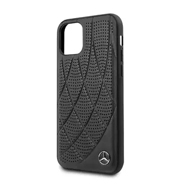 Mercedes MEHCN58DIQBK Schutzhülle für Apple iPhone 11 Pro Hardcase schwarz/schwarz Bow Line