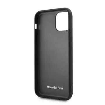 Mercedes MEHCN58DIQBK Schutzhülle für Apple iPhone 11 Pro Hardcase schwarz/schwarz Bow Line