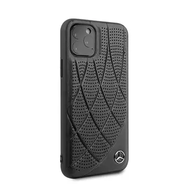 Mercedes MEHCN58DIQBK Schutzhülle für Apple iPhone 11 Pro Hardcase schwarz/schwarz Bow Line