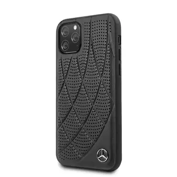 Mercedes MEHCN58DIQBK Schutzhülle für Apple iPhone 11 Pro Hardcase schwarz/schwarz Bow Line