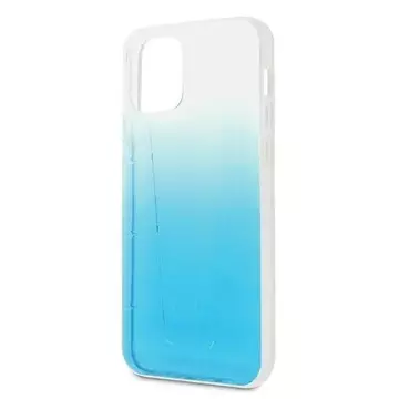 Mercedes MEHCP12MCLGBL Schutzhülle für Apple iPhone 12 / 12 Pro 6.1" blau/blau Hardcase Transparent Line