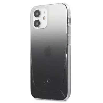 Mercedes MEHCP12SARGBK Schutzhülle für Apple iPhone 12 Mini 5.4" schwarz/schwarz Hardcase Transparent Line