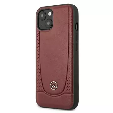 Mercedes MEHCP13SARMRE Schutzhülle für Apple iPhone 13 Mini 5.4" Hardcase rot/rot Urban Line