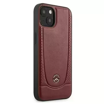 Mercedes MEHCP13SARMRE Schutzhülle für Apple iPhone 13 Mini 5.4" Hardcase rot/rot Urban Line