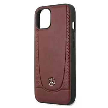 Mercedes MEHCP13SARMRE Schutzhülle für Apple iPhone 13 Mini 5.4" Hardcase rot/rot Urban Line