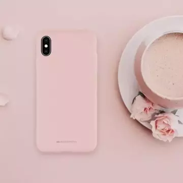 Mercury Silikon-Handyhülle für iPhone 12/12 Pro rosa Sand/rosa Sand