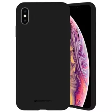 Mercury Silikon-Handyhülle für iPhone 12/12 Pro schwarz/schwarz