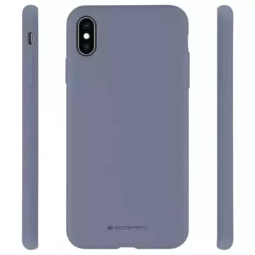 Mercury Silikon-Handyhülle für iPhone 13 Mini Lavendel/Lavendelgrau