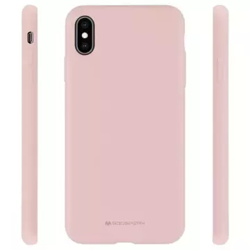 Mercury Silikon-Handyhülle für iPhone 13 Mini rosa Sand/rosa Sand