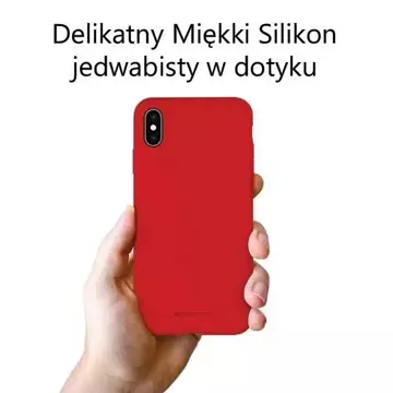 Mercury Silikon-Handyhülle für iPhone 13 Pro Max rot/rot